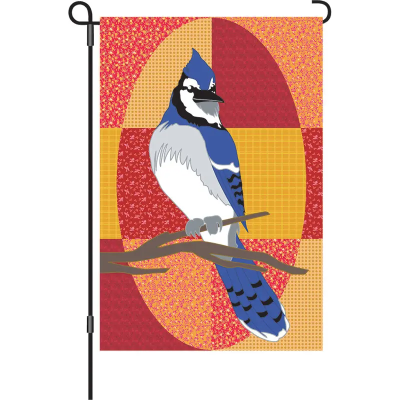 Blue Jay Nature Flag – 12-Inch Wildlife-Inspired Garden Decoration 1