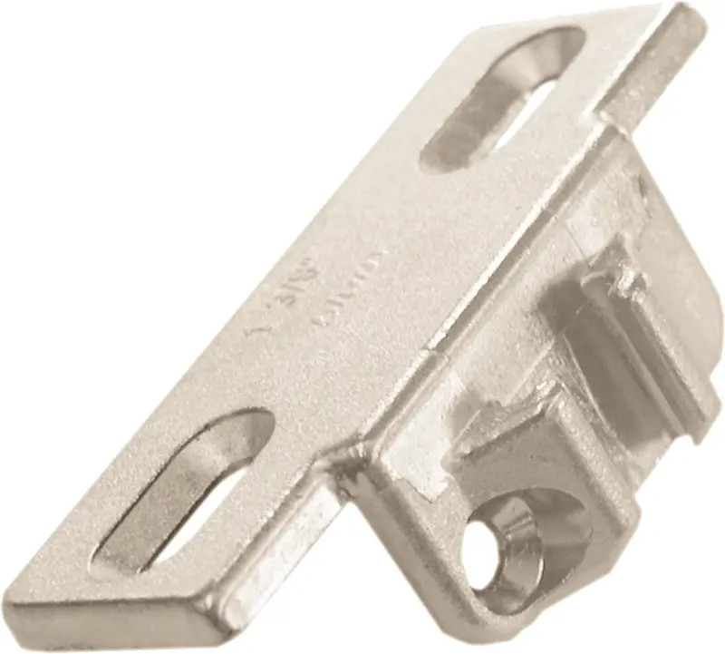 Blum 1-3/8" Overlay Edge-Mount Face Frame Bracket For Compact 33 Hinge 1
