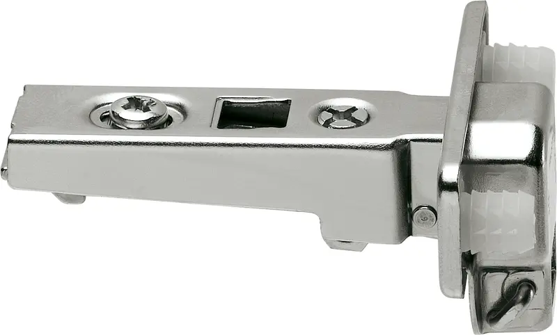 Blum 100° Full-Overlay Self-Closing Clip Dowel Hinge 1