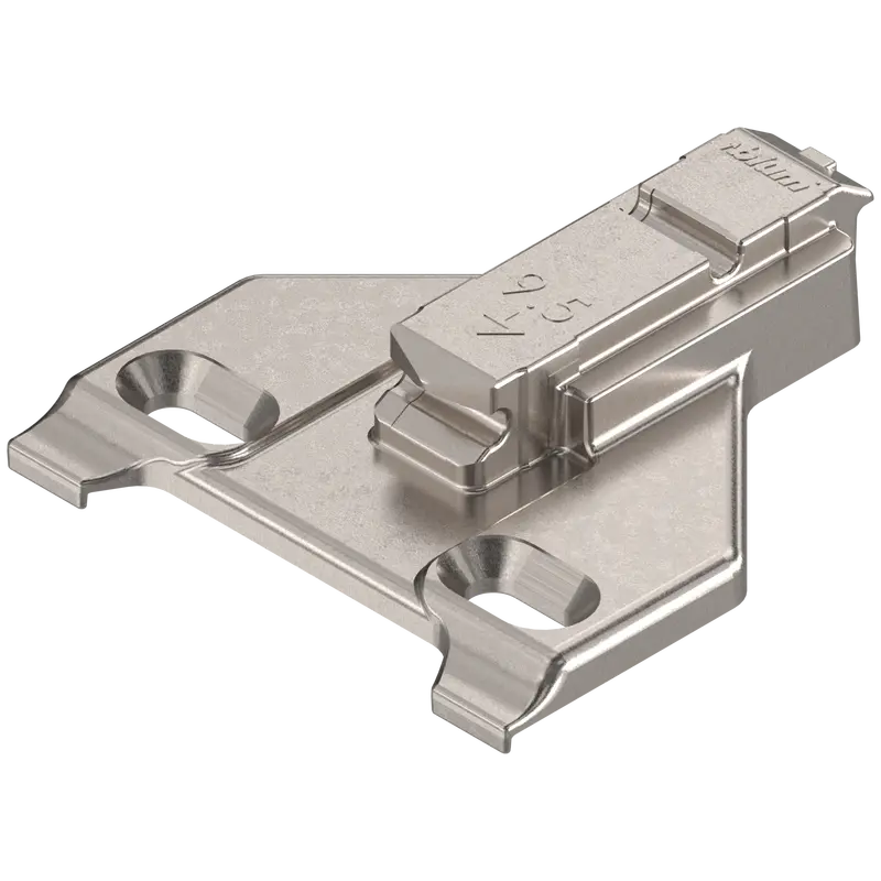 Blum 3Mm Elongated-Hole Face Frame Mounting Plate With Screw-On Installation 1
