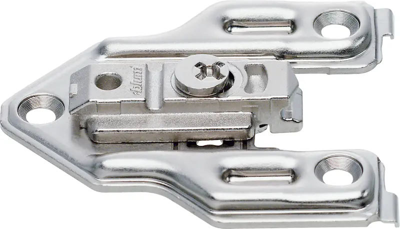 Blum Face Frame Adaptor – Cam-Adjustable 0 Mm Euro Mounting Plate 1