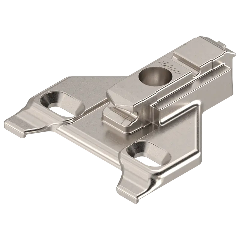 Blum Face Frame Adaptor Plate – 3 Mm Elongated Slot With Center Screw Hole 1
