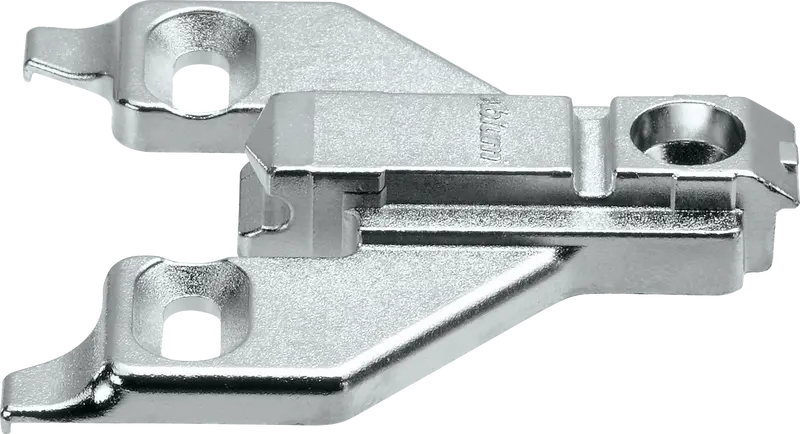 Blum Face Frame Adaptor Plate – 6 Mm Elongated Slot, Screw-On Mount 1