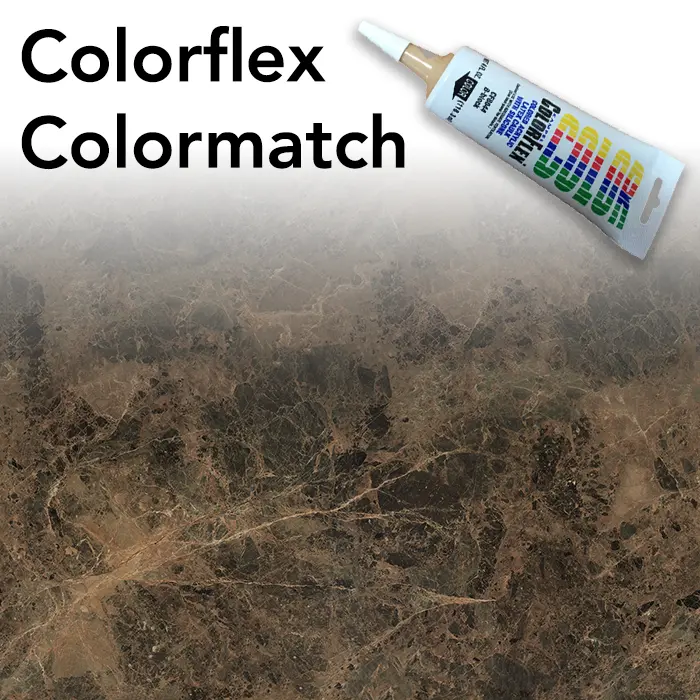 Breccia Paradiso Colorflex Laminate Caulk – Distinctive Pattern-Matched Formica Sealant 1