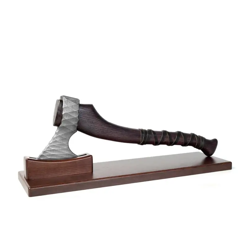 Brown Wooden Axe Stand – 20.5 Inches 1