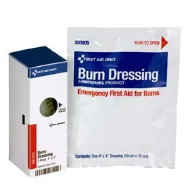 Burn Dressing Refill – 4" X 4" Non-Adherent Pad, Smartcompliance Compatible 1