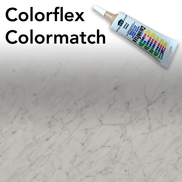 Carrara Bianco 6696 Colorflex Laminate Caulk Designed For Formica Trim 1