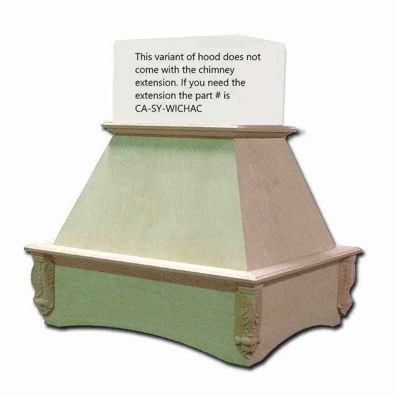 Castlewood Acanthus Island Chimney Range Hood – No Extension 1