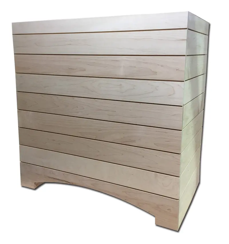 Castlewood Arched Shiplap Box Range Hood 1