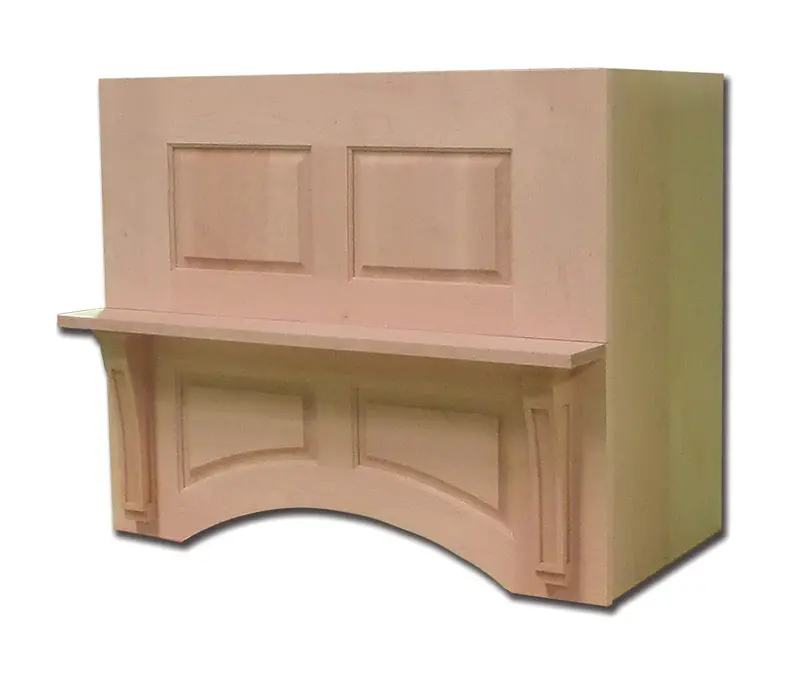 Castlewood Connoisseur-Style Wood Mantel Range Hood 1