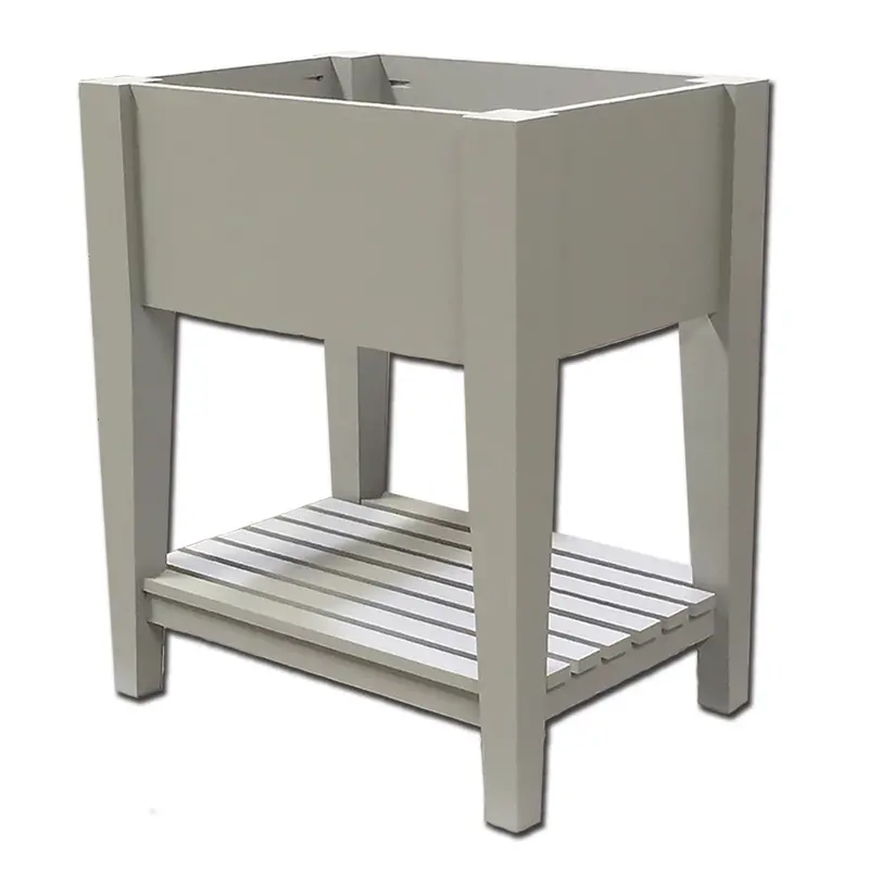 Castlewood Sy-Vtl Tapered Vanity Base Featuring Ventilated Shelving 1