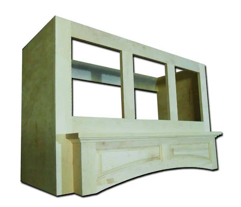 Castlewood Sy-Wmhrp Arched Raised-Panel Mantel Range Hood 1