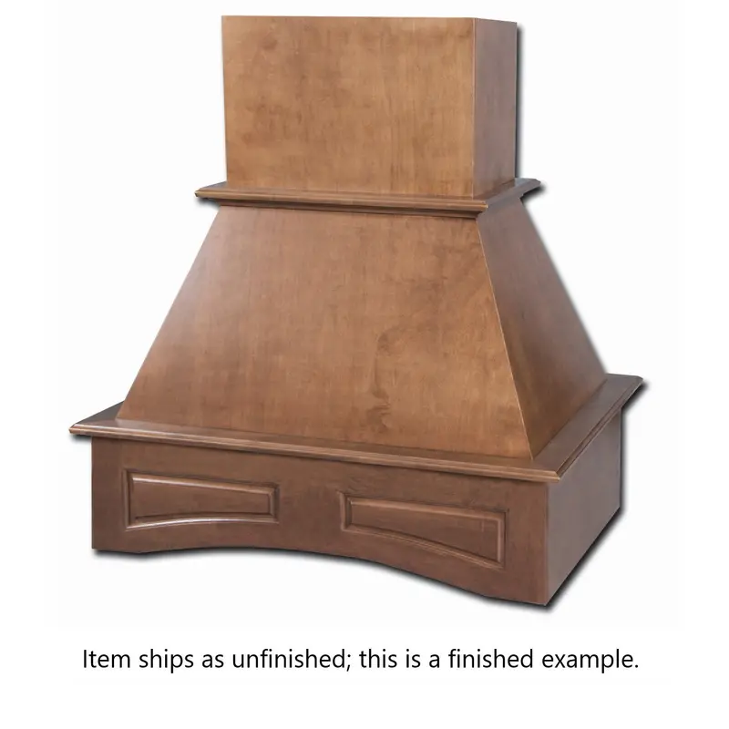 Castlewood Wy-Wichap Island Chimney Range Hood – Arched Raised Panel 1