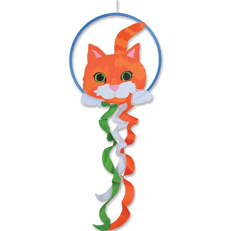Cat-Themed Dreamcatcher Art Piece 1
