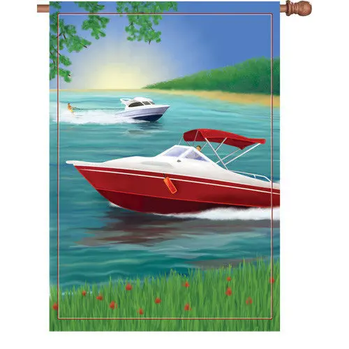 Changes In Latitude 28-Inch Flag – Nautical Wanderlust Design 1