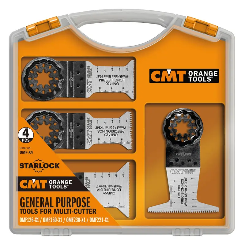 Cmt 4-Piece Oscillating Tool Multi-Cutter Kit 1