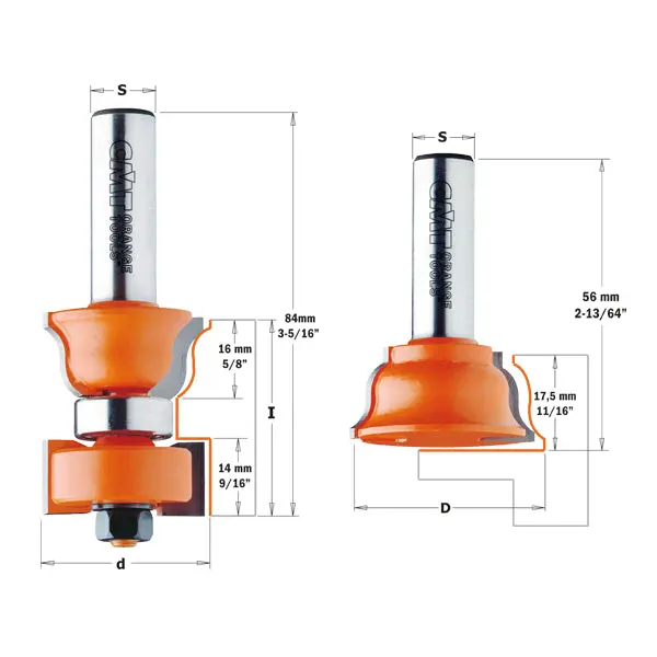 Cmt Window Sash Milling Bit Set For Restoration Projects 1