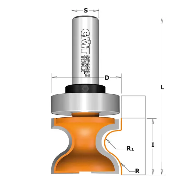 Cmt Window Sill And Finger Pull Bit With Guide Bearing 1