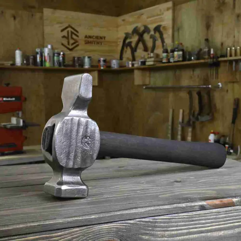 Cross Peen Forging Hammer – Essential Blacksmithing Tool For Texturing & Drawing 1
