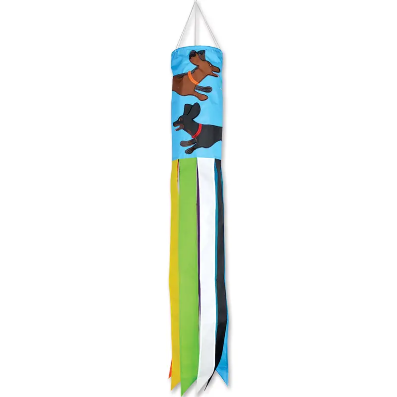 Dachshund Embroidered Applique Windsock – Pet-Lover Favorite 1