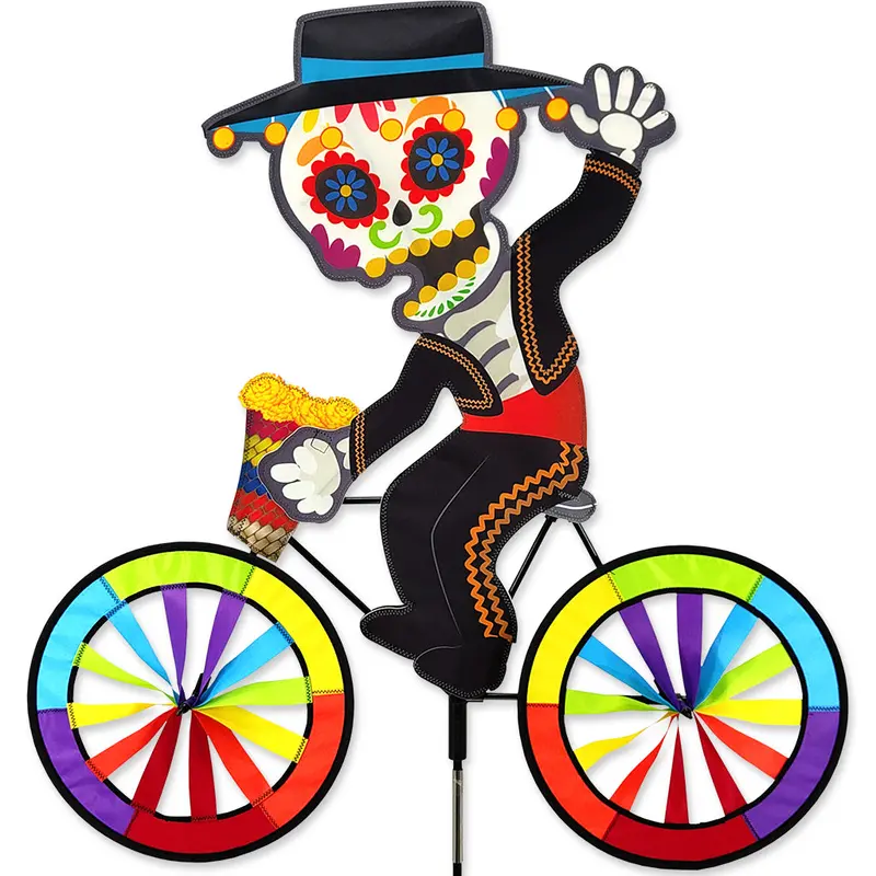 Day Of The Dead Inspired 30-Inch Bike Spinner 1