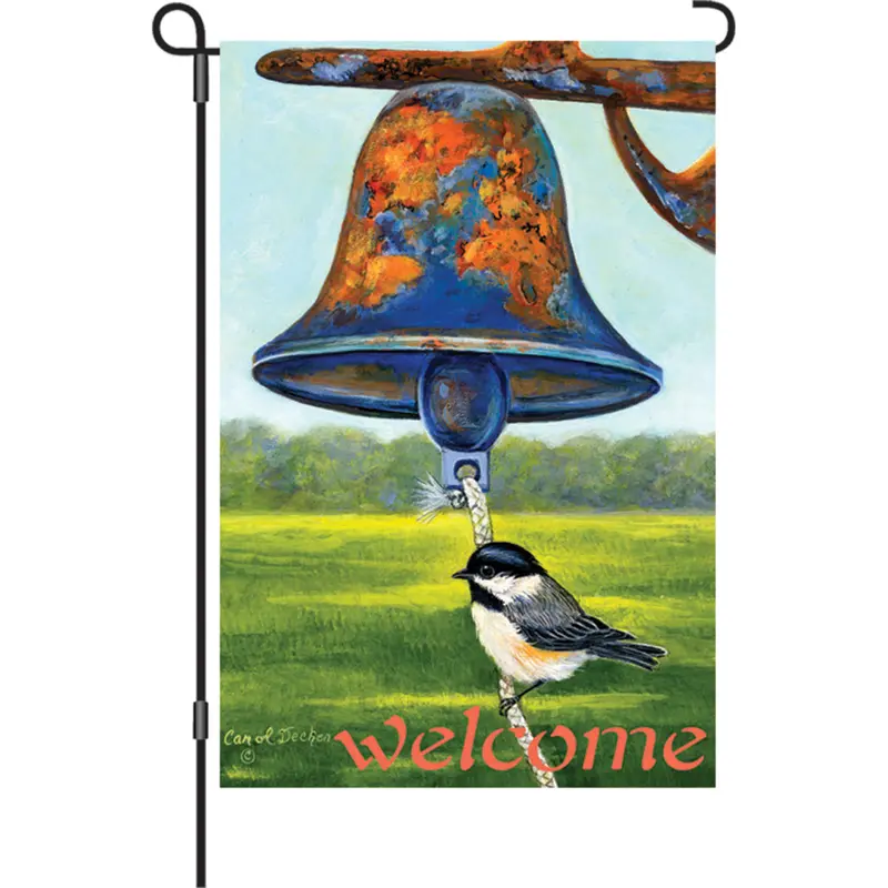 Dinner Bell Themed 12-Inch Garden Flag 1