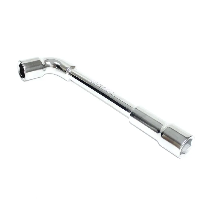 Dual-Ended 22Mm 6-Point Wheel Brace Socket Wrench – Chrome-Plated For Automotive & Industrial Use 1