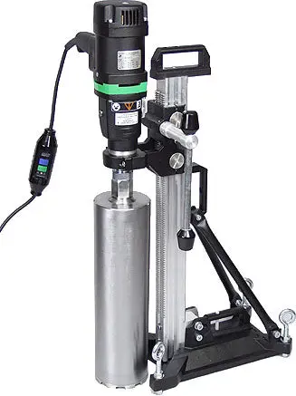 Eibenstock End 130/3.2 Psa 3-Speed Wet Core Drill Kit With Stand & Accessories (Up To 6" Holes) 1