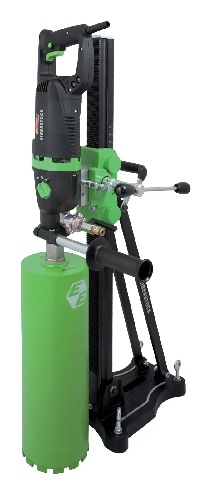 Eibenstock Etn162/3 Psv Wet Combo Drill – 3-Speed Core Drilling System With Vacuum Pump & Stand (Up To 8") 1