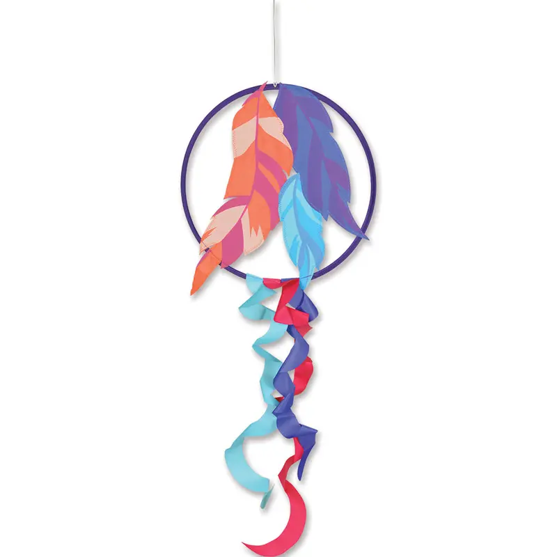 Feather-Adorned Traditional Dreamcatcher 1