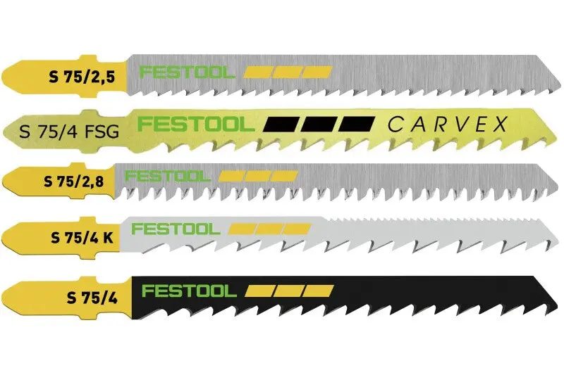Festool 204275 Sts-Sort Jigsaw Blade Assortment – 25-Piece Precision Cutting Set 1