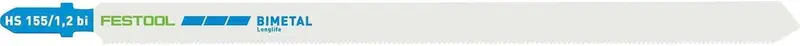 Festool 204337 Hs 155/1.2 Bi-Metal Jigsaw Blades – 5-Pack For Metal And Wood Applications 1