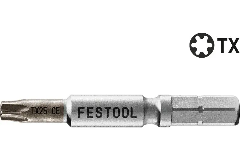 Festool Centrotec 2" Torx T25 Driver Bits – 2-Pack 1