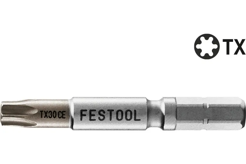 Festool Centrotec 2" Torx T30 Driver Bits – 2-Pack 1