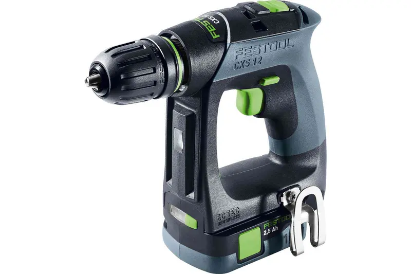Festool Cxs 12V Cordless Drill – 2.5-Plus Kit With Extended Runtime Accessories 1