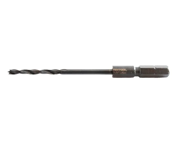 Festool D 1/8" Ce/W-Coated Brad Point Bit For Fine Woodworking 1
