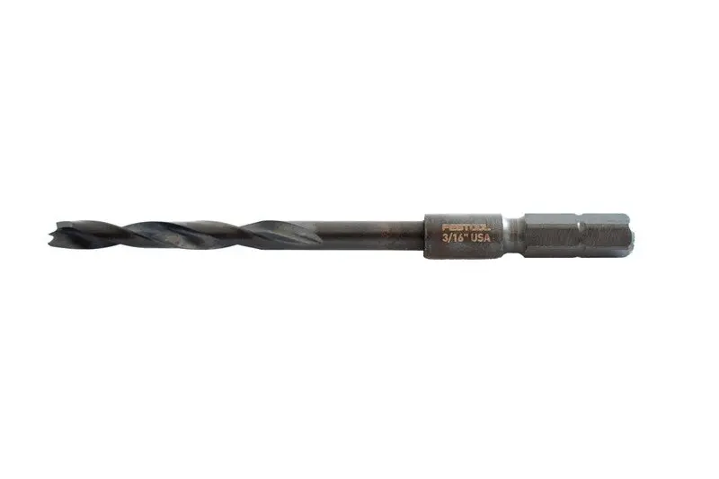 Festool D 3/16" Brad Point Drill Bit With Ce/W Protective Coating 1