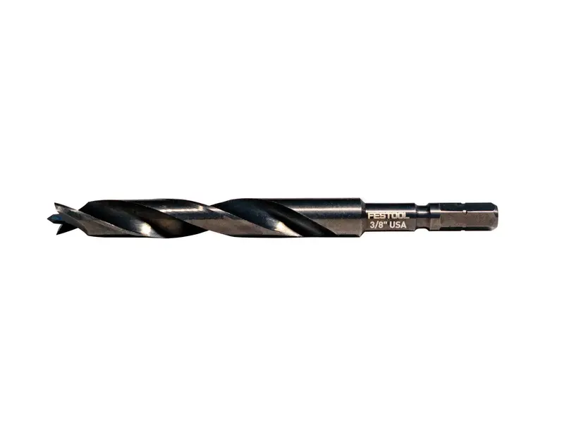 Festool D 3/8" Ce/W-Coated Brad Point Drill Bit For Precision Drilling 1