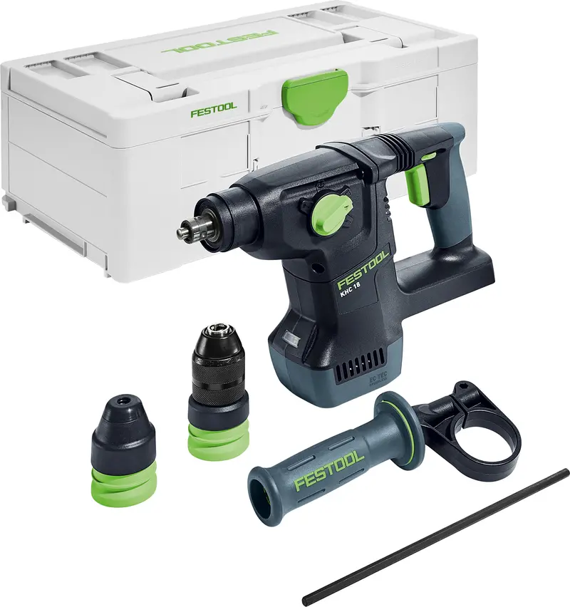 Festool Khc 18 Eb-Basic Cordless Rotary Hammer Drill (18V) 1