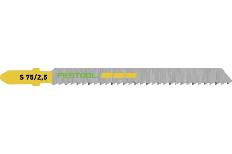 Festool S 75/2.5 Fine-Cut Jigsaw Blades – 5-Pack 1