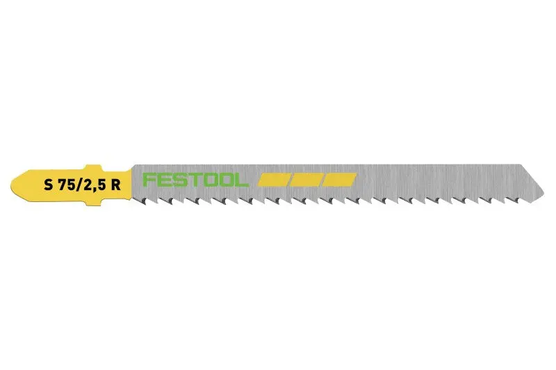 Festool S 75/2.5 R Fine-Cut Jigsaw Blades – 5-Pack 1