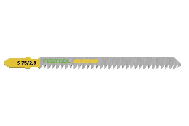Festool S 75/2.8 Straight-Cut Jigsaw Blades – 5-Pack 1