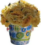 Garden Blooms Themed Planter Sleeve 1