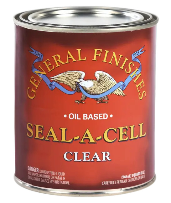 General Finishes Oil-Based Seal-A-Cell Clear Topcoat – Interior Wood Finish 1
