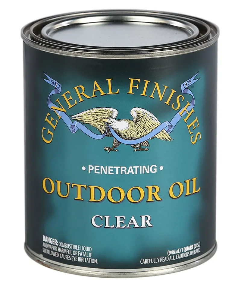 General Finishes Weather-Resistant Outdoor Wood Oil 1