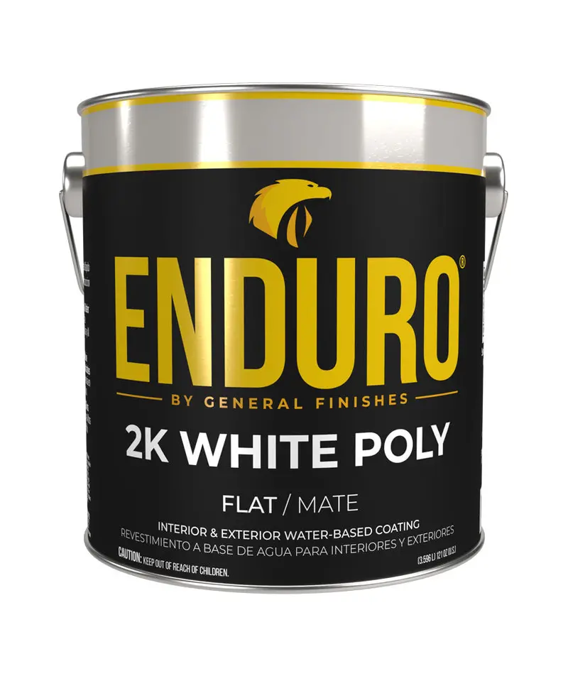 General Finishes White 2K Water-Based Polyurethane Topcoat (Catalyst Included) 1