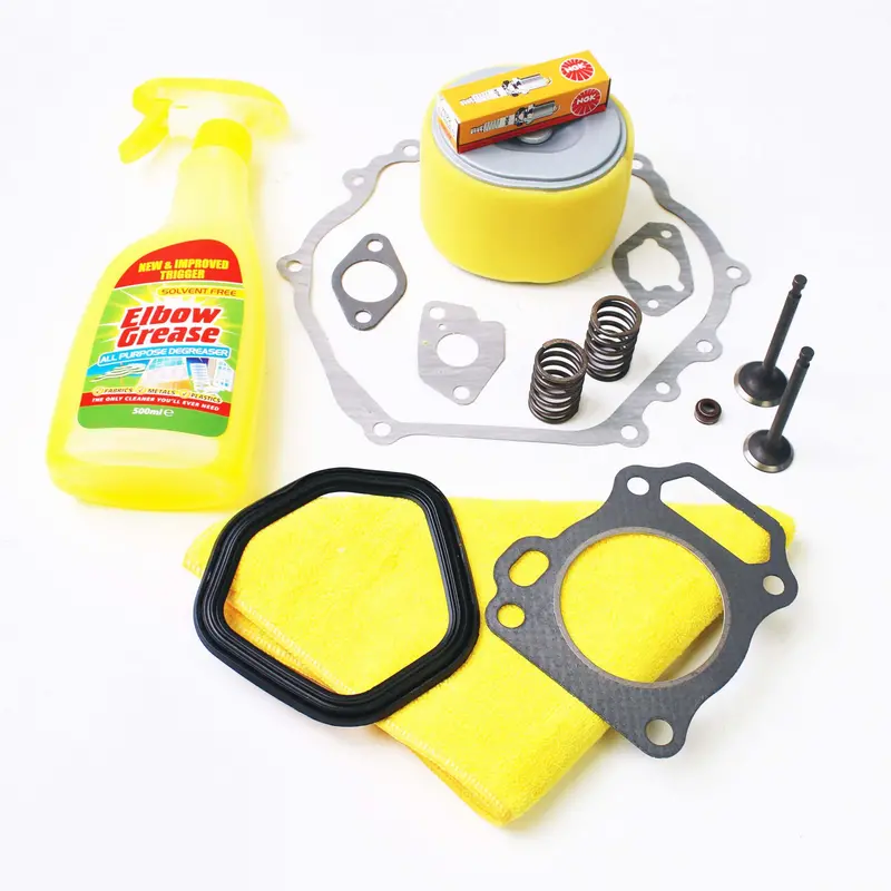 Gx270 Cylinder Head Service Kit: Valves, Springs, Air Filter, Gaskets, And Spark Plug 1