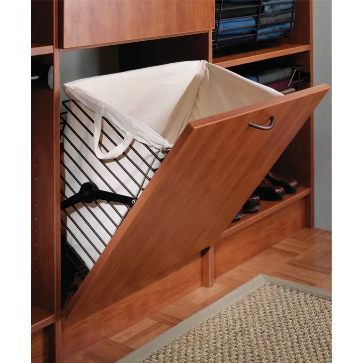 Häfele Angled Laundry Hamper – Wall-Mounted Slanted Storage Bin 1