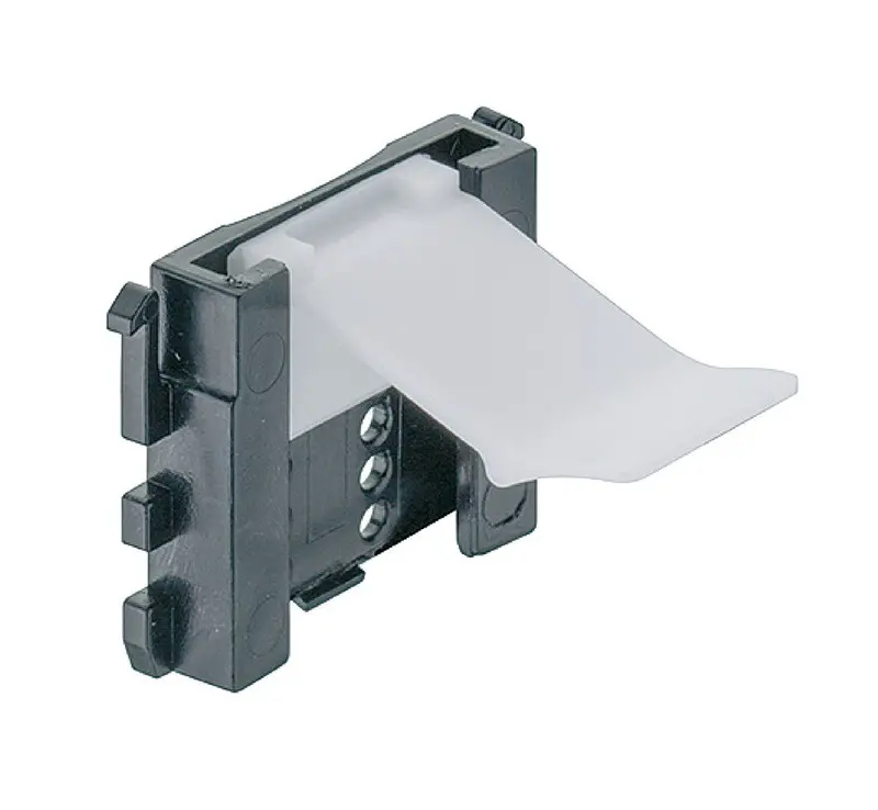 Häfele Axilo® 78 Plinth Panel Holder – Secure Edge Support 1