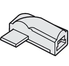 Häfele Loox 2024 Led Bar Light Corner Connector – 12V Rigid Joint 1